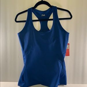 Fila NWT Toning Resistance Racerback Tank Blue “L”